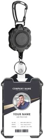Id Card Holder for Office, Id Card Holder, Retractable Keychain with Id ...