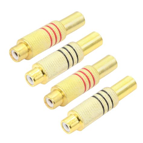 PNGKNYOCN RCA Audio Connector, Screws Audio Video AV Stereo Female Jack ...