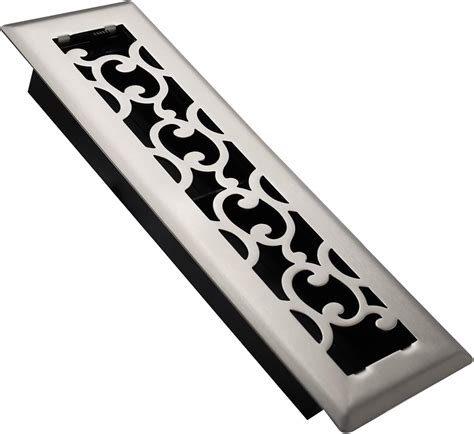 SANYCASA 2x10 Inches Air Floor Vents Register Ease Adjust Air Flow ...