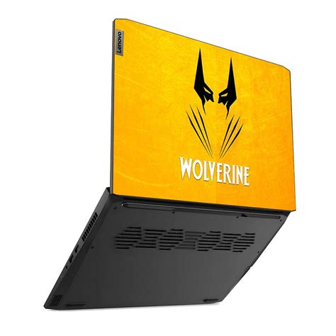 Wolverine with Yellow Background Lenovo IdeaPad Gaming 3 15ACH6 and 15