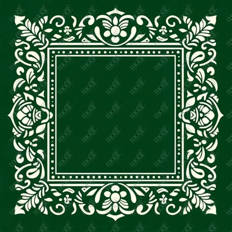 Social Media Image Template 1: Elegant Background .Warli art – motif.