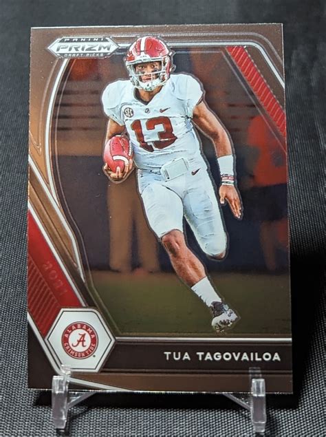 Tua Tagovailoa 2021 Prizm Draft Picks Football Card #21 Alabama Crimson ...