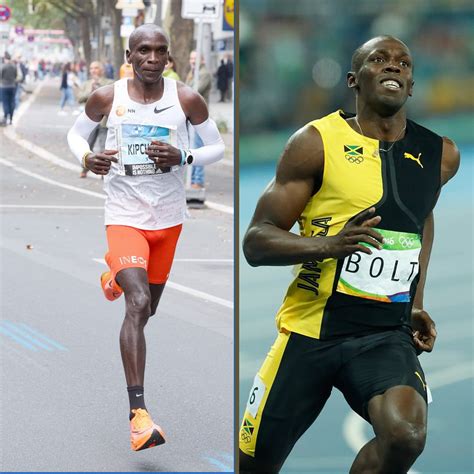 Would Kipchoge and Usain Bolt (when he was active) follow the same diet or… | Kunle Campbell