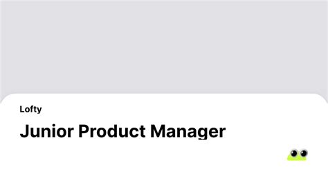 Вакансия Junior Product Manager в Москве - Россия, работа в компании ...