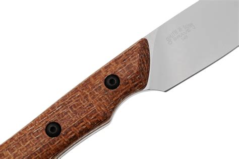 White River Knives Brave WRSS-BRV-BNA Stonewashed MagnaCut, Natural ...