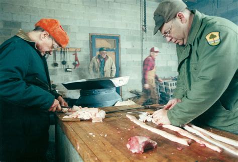 Hog Butchering with Family and Friends - Hagenbuch Family