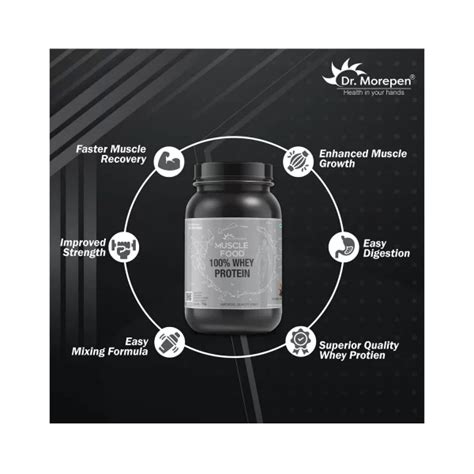 Dr Morepen Muscle Food 100% Whey Protein (1kg) - Cureka