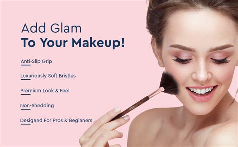 GUBB Makeup Essentials Combo - 3 Makeup Brushes (Powder, Fan & Blush ...