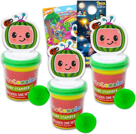 Buy Cocomelon Dough and Figurine Stamp Set - Cocomelon Party Favors ...