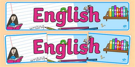 👉 EYFS English Display Banner (teacher made) - Twinkl