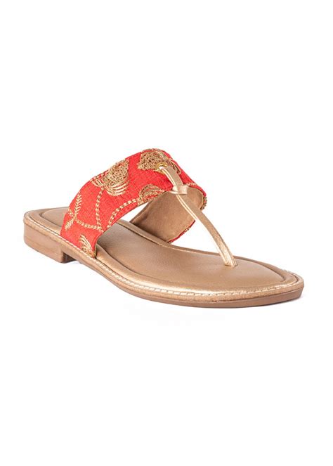 Get Rome Red Comfort Flats at ₹ 799 | LBB Shop