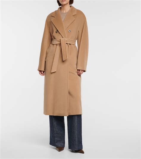 Madame Wool And Cashmere Coat in Brown - Max Mara | Mytheresa