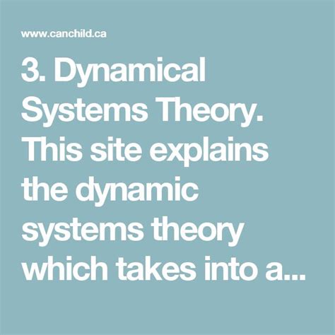 Examples of Dynamic Systems Theory 的图像结果