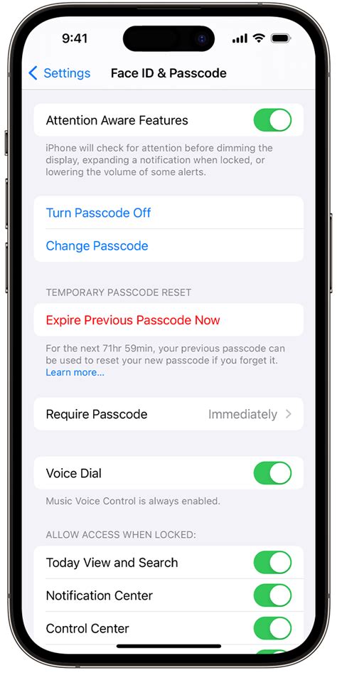 Use your old passcode temporarily when you forget your new passcode on ...