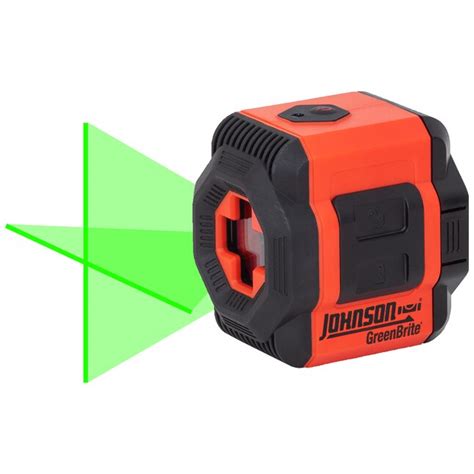 Johnson Level 50-ft Green Self-Leveling Cross-line Laser Level Kit 40 ...