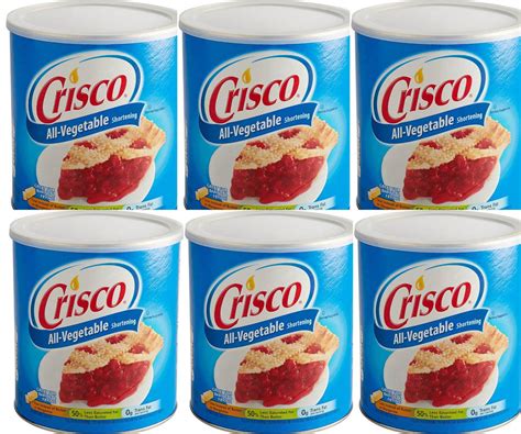 Crisco 48 oz. Regular All Vegetable Shortening - 6/Case
