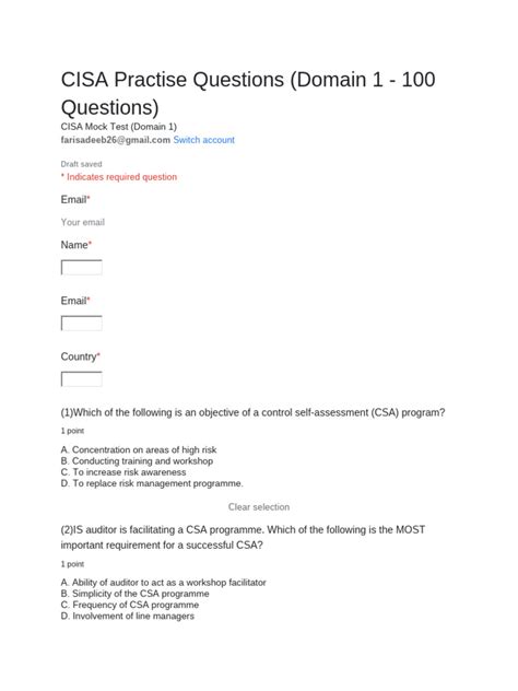 Image result for CISA Practice Questions