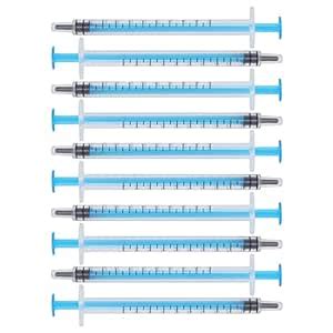 Buy Hand‑Push Syringe, 1ml Straight Mouth Syringe 10Pcs for Suck Liquid ...