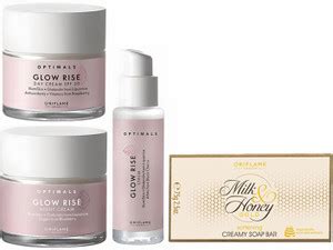Oriflame OPTIMALS Glow Rise Day Cream SPF 20 50 ml with Glow Rise Night ...