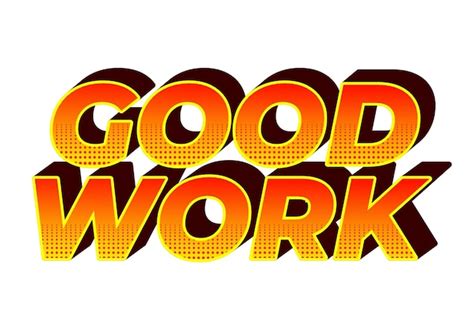 Good Work Text 的图像结果