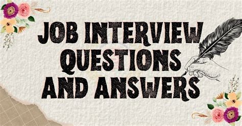 Job Interview Answers 的图像结果