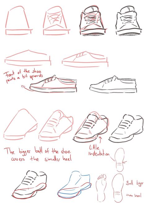 Image result for Tutorial Drawing of Shoes