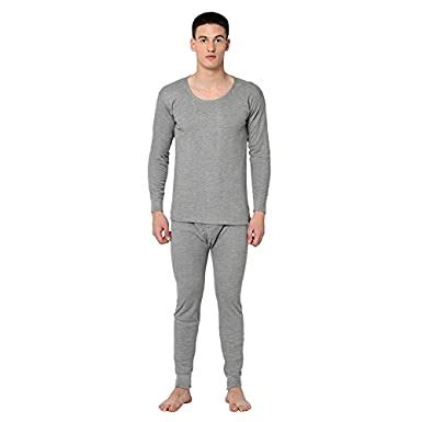 Buy Armisto Men's Quilted Winter Thermal Set (Top + Lower Combo ...