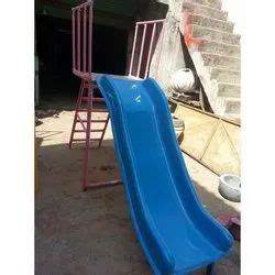 Kids FRP Slides - Blue Single Slides from Ludhiana