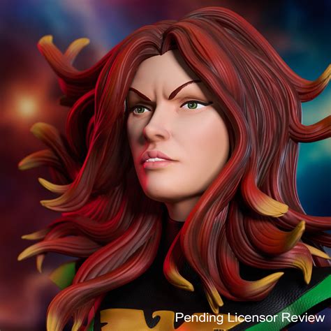 Slideshow: Marvel Legends in 3-D Phoenix 1:2 Scale Bust - Image Gallery