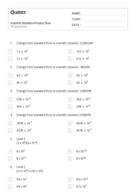 50+ product rule worksheets for 10th Class on Quizizz | Free & Printable