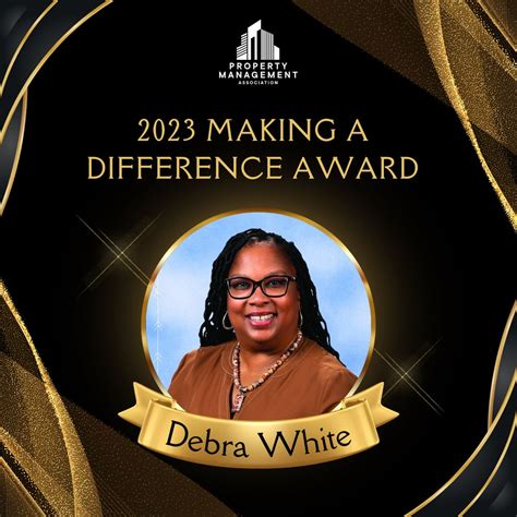 Congratulations to our 2023 Making a Difference Award winner, Debra ...