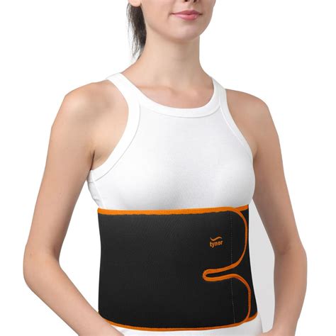 Buy Tynor Abs Binder Adjustable Neo Orange Universal, 1 Count | 19 ...
