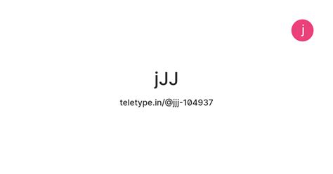 jJJ — Teletype