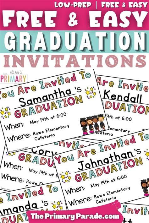 Image result for Free Printable Graduation Invitation Template