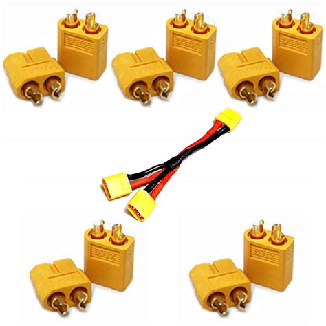 Buy For XT60 battery connectors For RC Battery Quadcopter 5 pairs of ...