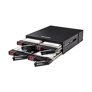 CALANDIS™ 4x2.5 SATA SSD to 5.25 Drive Bay Hot Swap Mobile Rack HDD ...