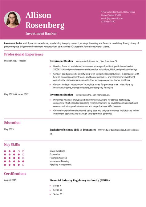 Resume Examples Free 的图像结果