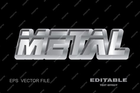 Image result for Metallic Text