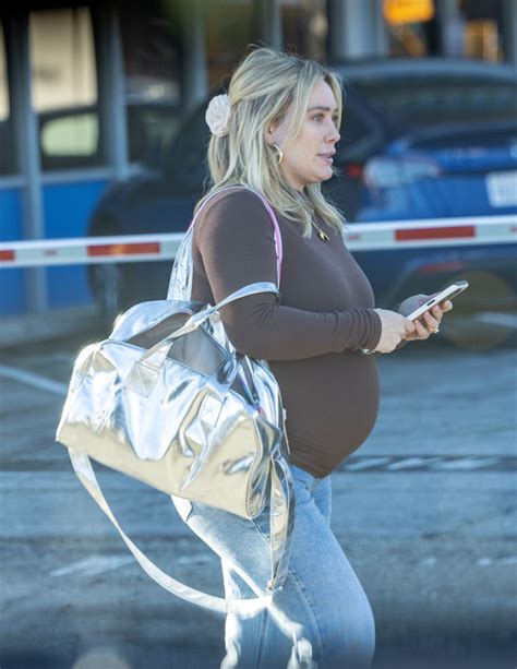 Pregnant HILARY DUFF Out in Los Angeles 02/21/2024 – HawtCelebs