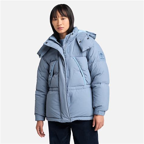 Howker Recycled Down Puffer Jacket for Women in Light Blue