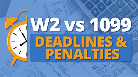 When Are W2 and 1099 Forms Due? Deadlines, Penalties, and How to Avoid ...