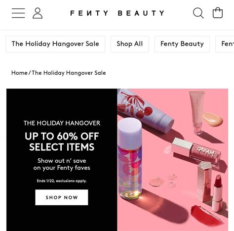 Fenty Beauty, The Holiday Hangover Sale: Up to 60% off Select Products ...