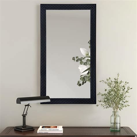 Buy Art Street Decorative Wall Mirror/Looking Glass Black Bar Flat ...