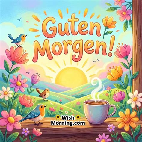 Good Morning German Wishes for a Bright Joyful Day - Wish Morning