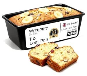 Wrenbury Pro 8x4 Loaf Pans for Baking Bread - Small Bread Pan 8 x 4 ...
