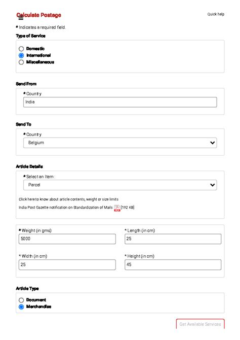 Belgium 5kg Delivery Calculate Postage - Calculate Postage Quick help ...