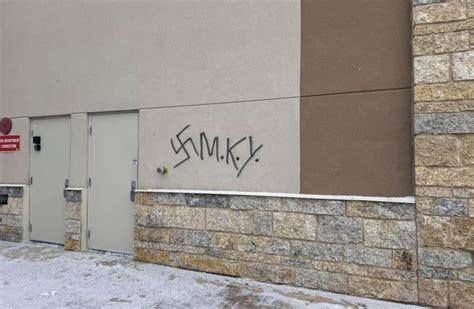 Canadian politicians condemn Nazi swastika graffiti on Winnipeg ...