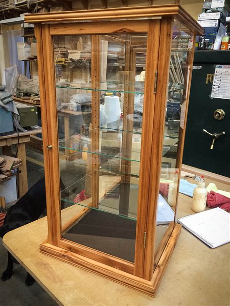 Handmade Glass Display Case Made With Exotic Tiger Wood - Chameleon ...
