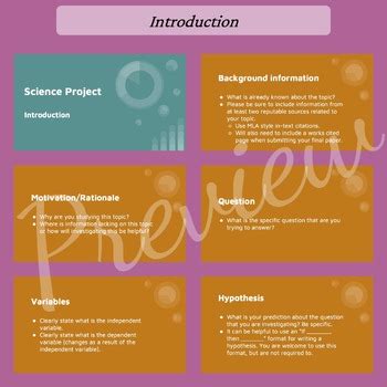 Image result for Science Project Proposal