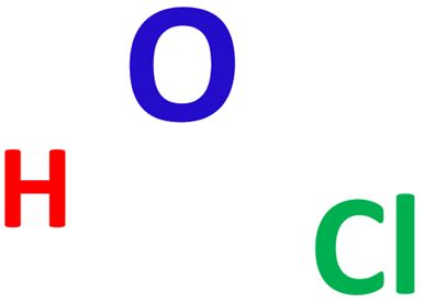 HOCl lewis structure, molecular geometry, bond angle, polar or nonpolar